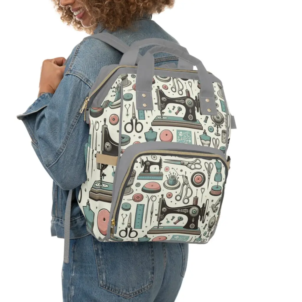 Sewing Themed Backpack